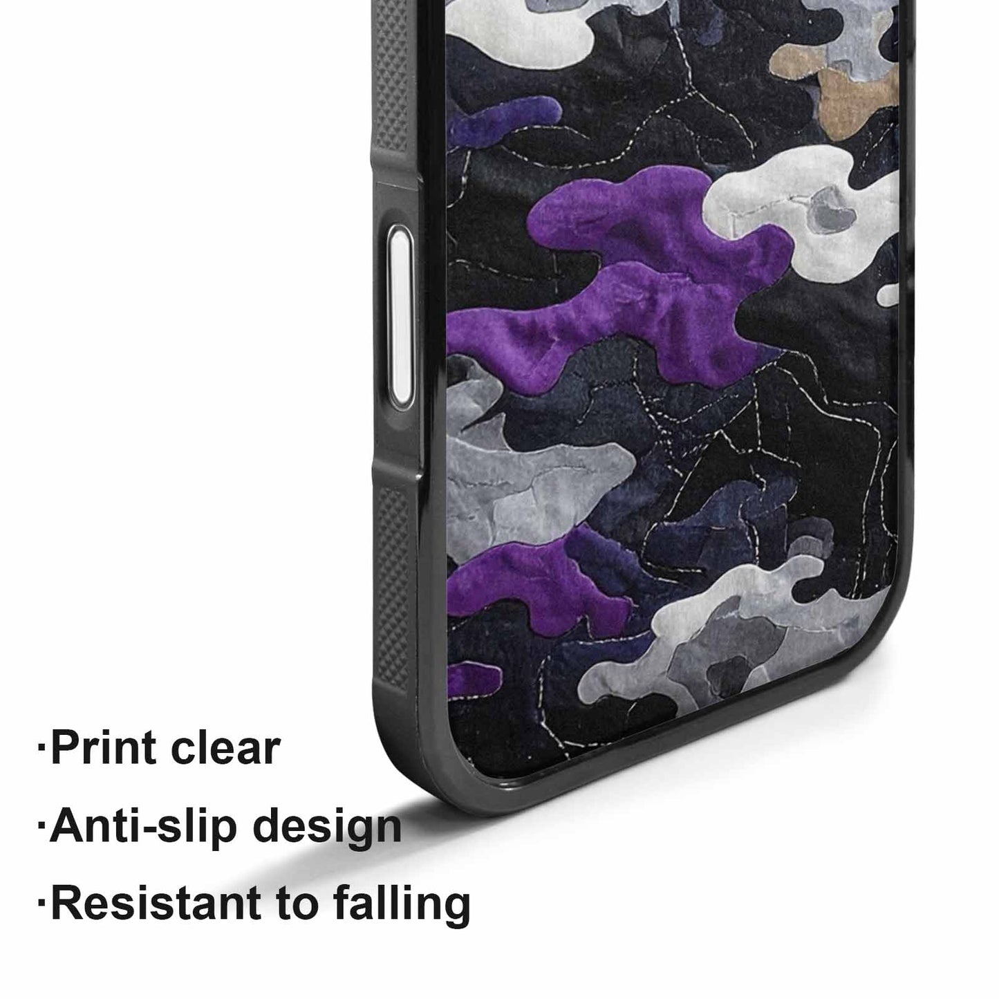 iPhone 17 Case — Vivid Camo Asexual Camo, Custom Phone Case