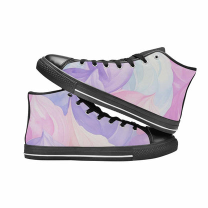 MEN'S Tie Dye - High Top Canvas Dark Academia Custom Sneakers