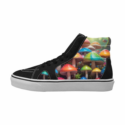 MEN'S Overlapping Endlessly No Empty High Top Canvas Vibrant Chaos Custom Sneakers