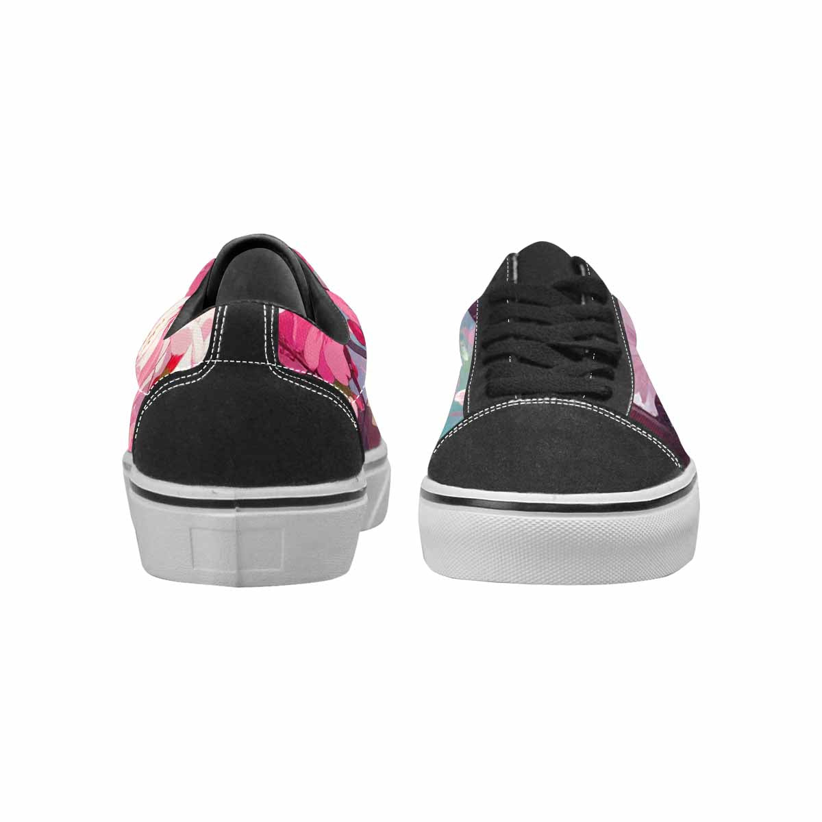 MEN'S Cherry Blossom Canvas Bold Print Wallpaper Art Custom Printed Shoes