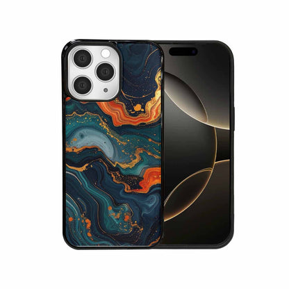 iPhone 15 Pro Max Case — Marble Dark, Custom Designed Case Cover
