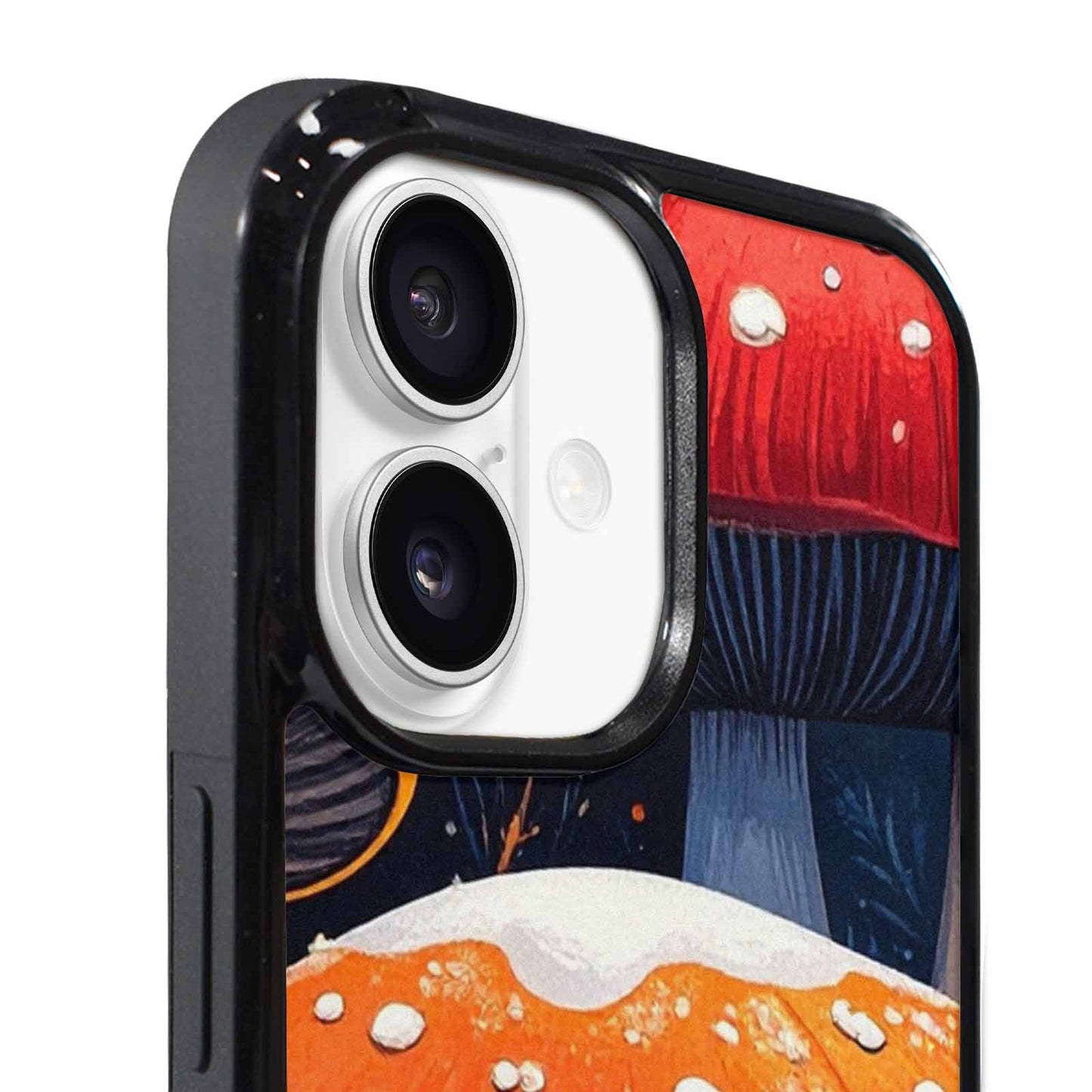 iPhone 17 Case — Vivid Winter Mushroom Cartoon Cute, Custom Phone Case