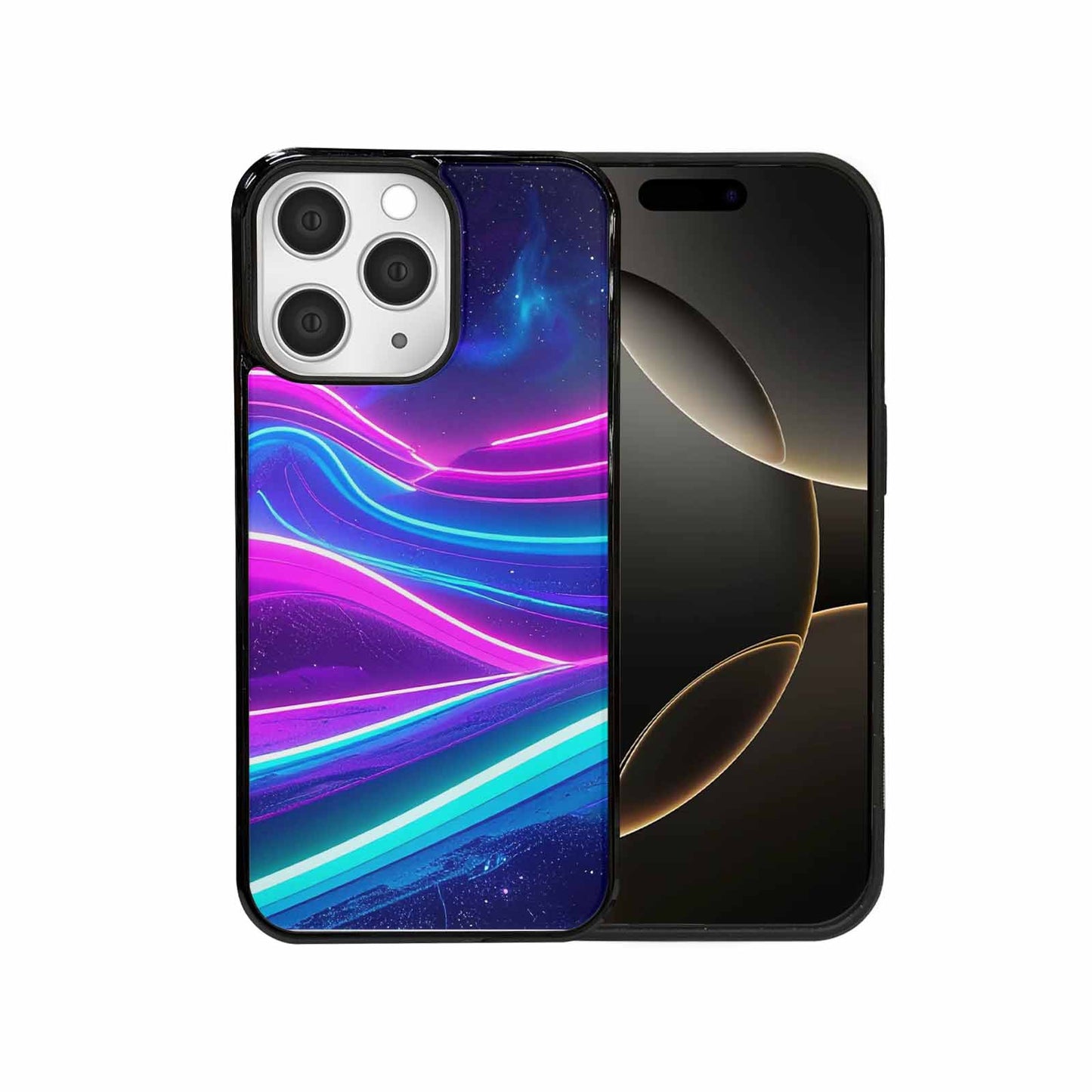 iPhone 15 Pro Max Case — 80s Neon Cartoon, Custom Print Case Cover