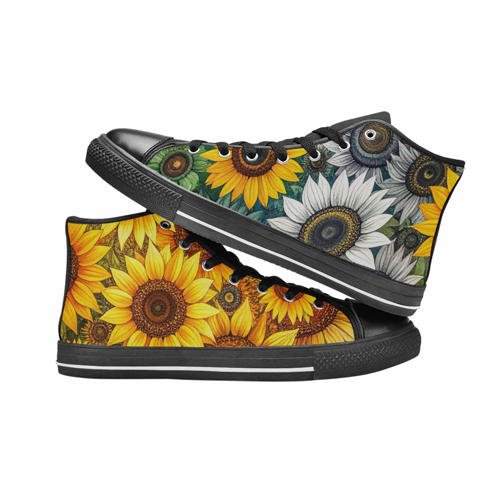 WOMEN'S Blend Melt Them High Top Canvas Aesthetic Custom Sneakers
