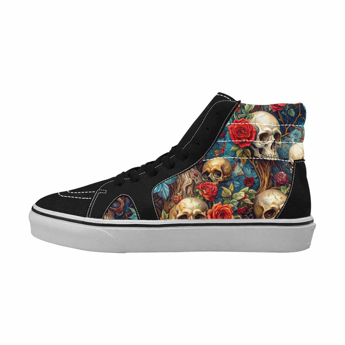 MEN'S More Overlapping Ontop Each High Top Canvas Vivid Sneakers