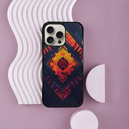 iPhone 16 Pro Max Case — Wild Tribal Ripple, Custom Phone Case