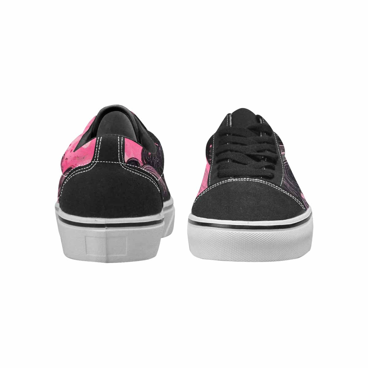 WOMEN'S Van Gogh Swirl Lace-Up Canvas Grunge Custom Shoes