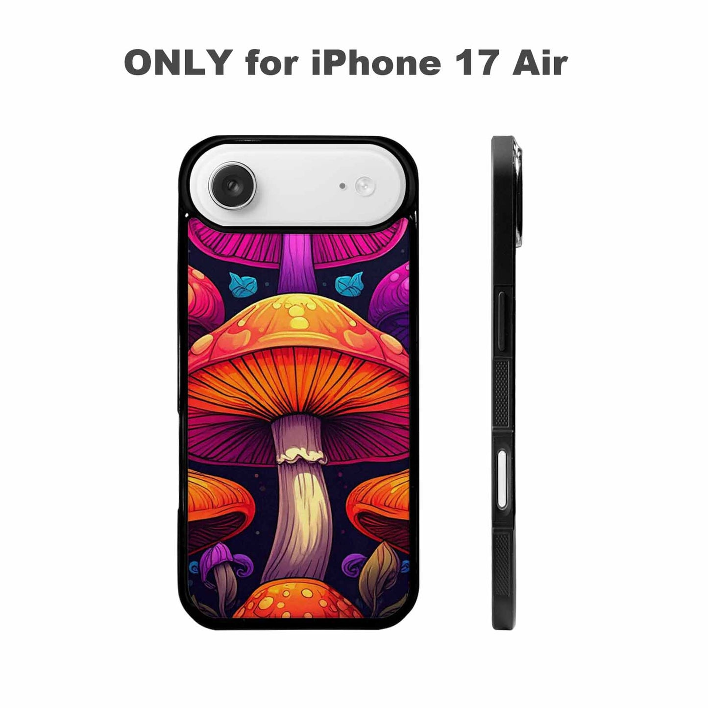 iPhone 17 Air Case — Psychedelic Mushroom Cartoon Pattern Cartoon Cute, Original Design Phone Case