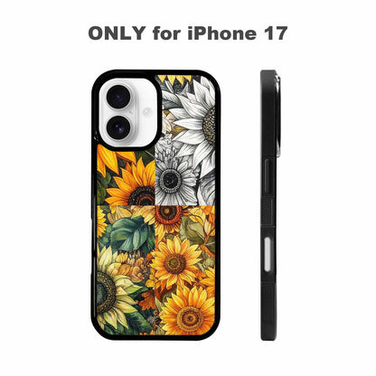 iPhone 17 Case — Small Sunflower Pattern, Randomly Floral, Custom Made Phone Cover
