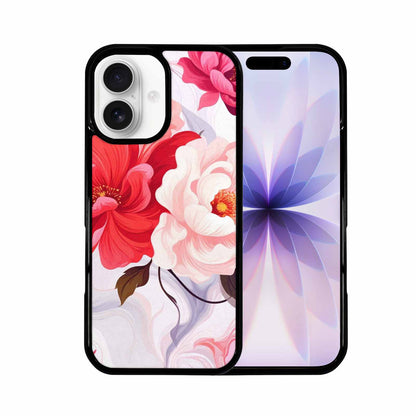 iPhone 17 Case — Marble Floral, Original Design Phone Case