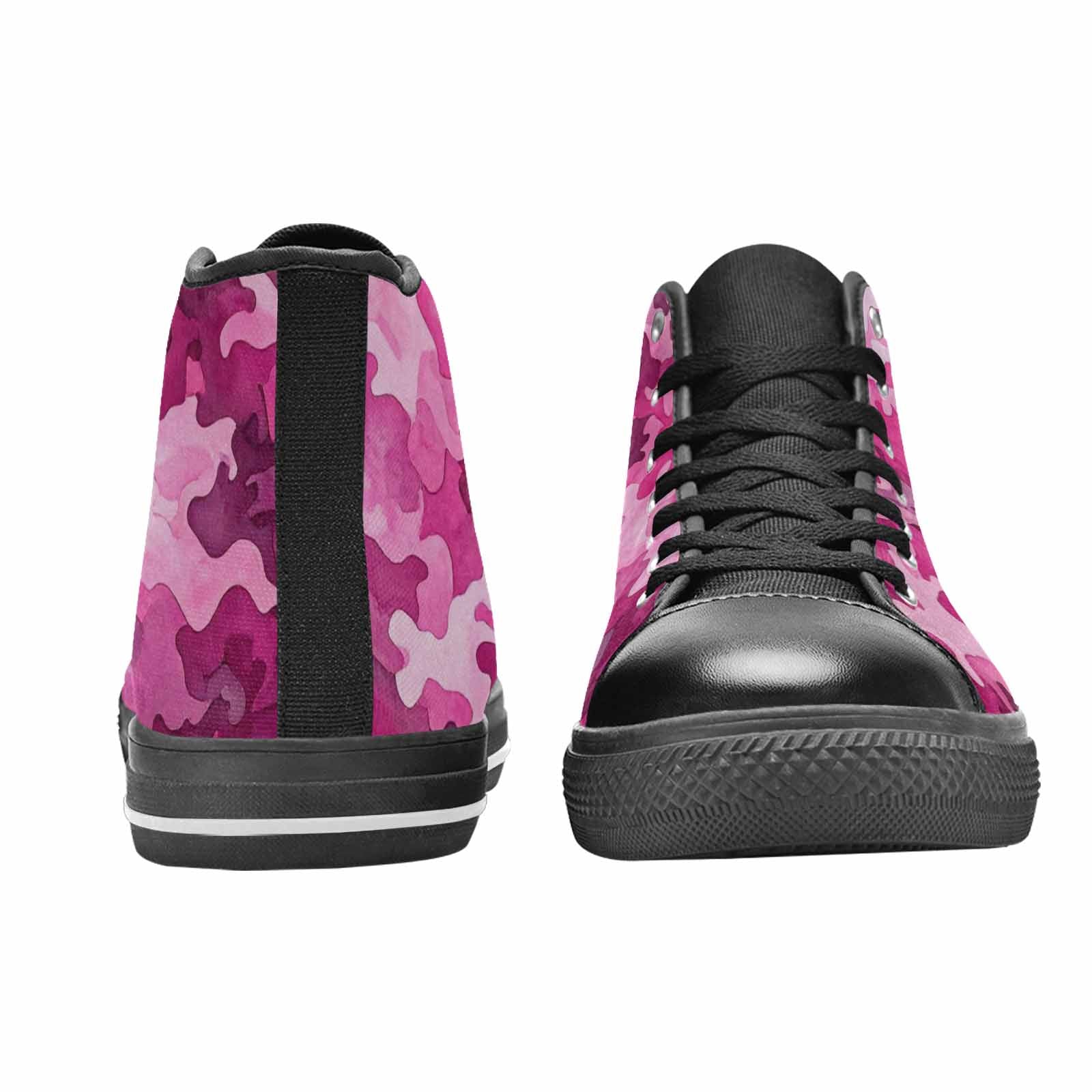 WOMEN'S Military Camouflage Blotch High Top Canvas Dreamcore Custom Shoes