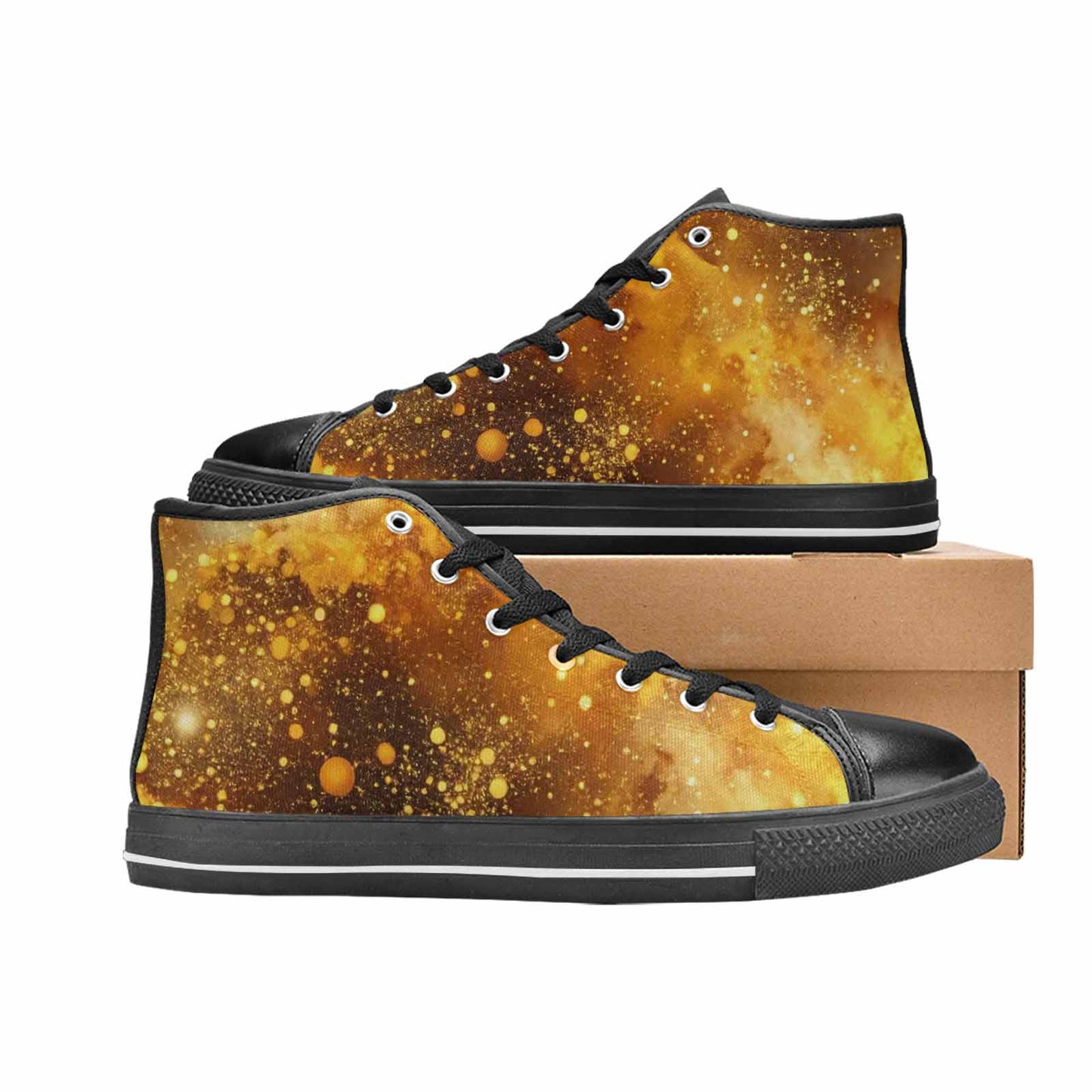 WOMEN'S Galaxy Art - High Top Canvas Dreamcore Custom Shoes