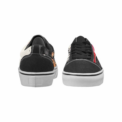 WOMEN'S Rainbow Drip Mushrooms Lace-Up Canvas Dreamcore Custom Shoes