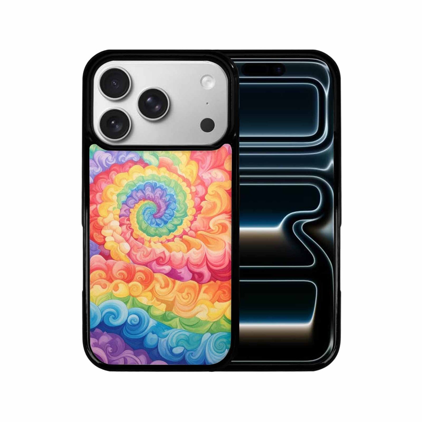 iPhone 17 Pro Case — Tie Dye Swirls Tie Dye Tie, Customized Protective Case