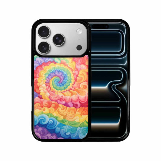 iPhone 17 Pro Case — Tie Dye Swirls Tie Dye Tie, Customized Protective Case