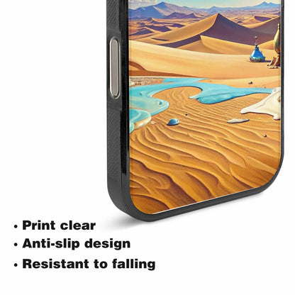 iPhone 15 Pro Max Case — Surrealist Desert Dreamscape Custom, Original Design Phone Case