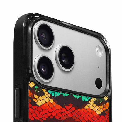 iPhone 17 Pro Case — Snake Print Dark Seamless Pattern Animal, Customized Protective Case
