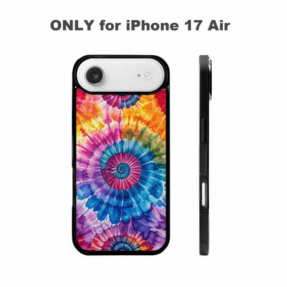 iPhone 17 Air Case — Small Tie Dye Swirl Pattern Tie, Custom Printed Phone Case