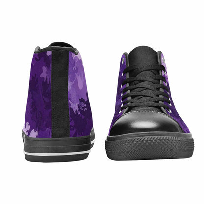 MEN'S Military Camouflage Blotch High Top Canvas Aesthetic Custom Sneakers