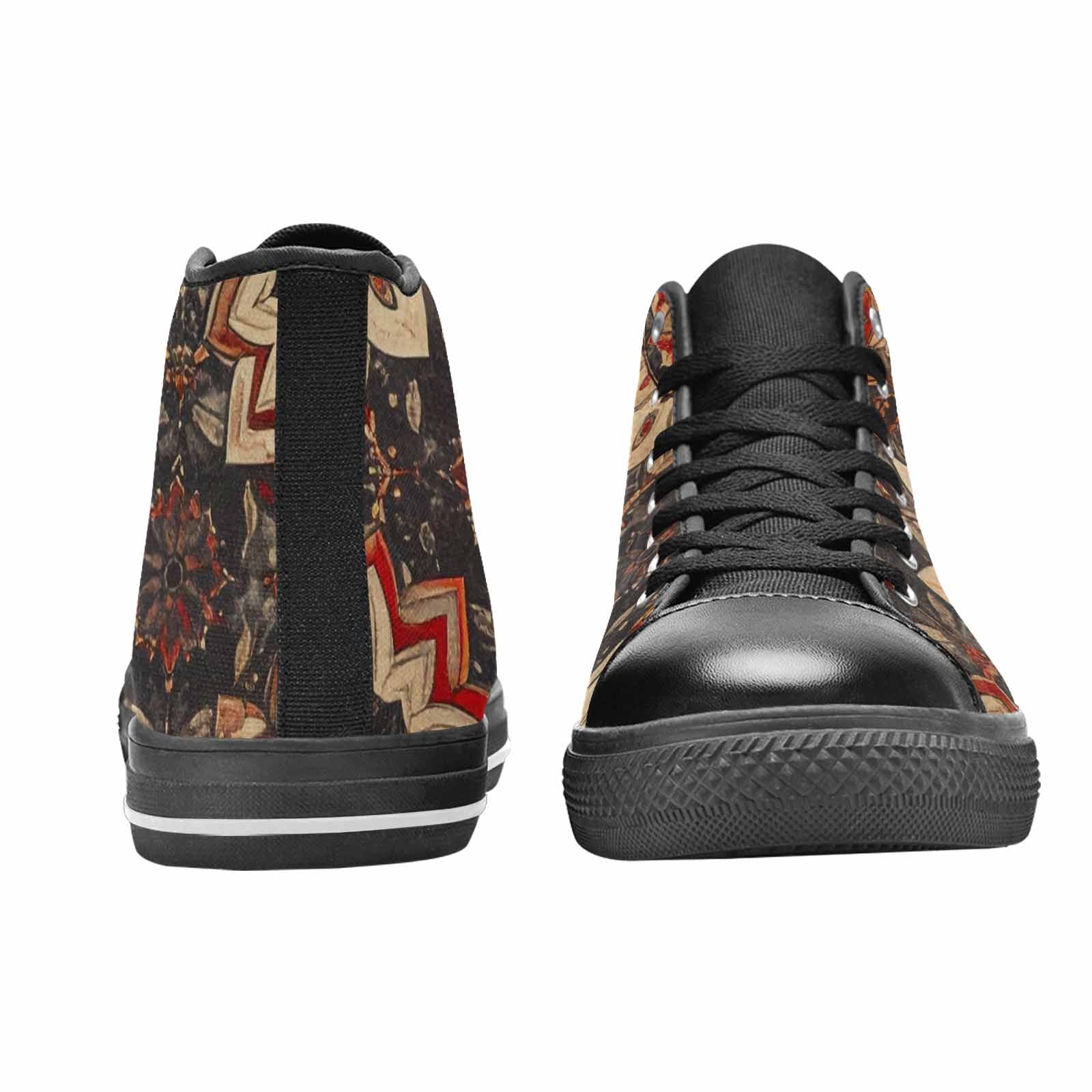 MEN'S Mandala High Top Canvas Cottagecore Custom Sneakers