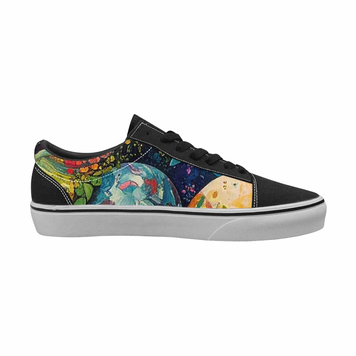 WOMEN'S Aliens Lace-Up Canvas Aesthetic Shoes