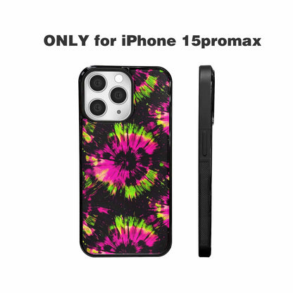 iPhone 15 Pro Max Case — Acid Wash Tie Dye Neon, Custom Made Phone Cover