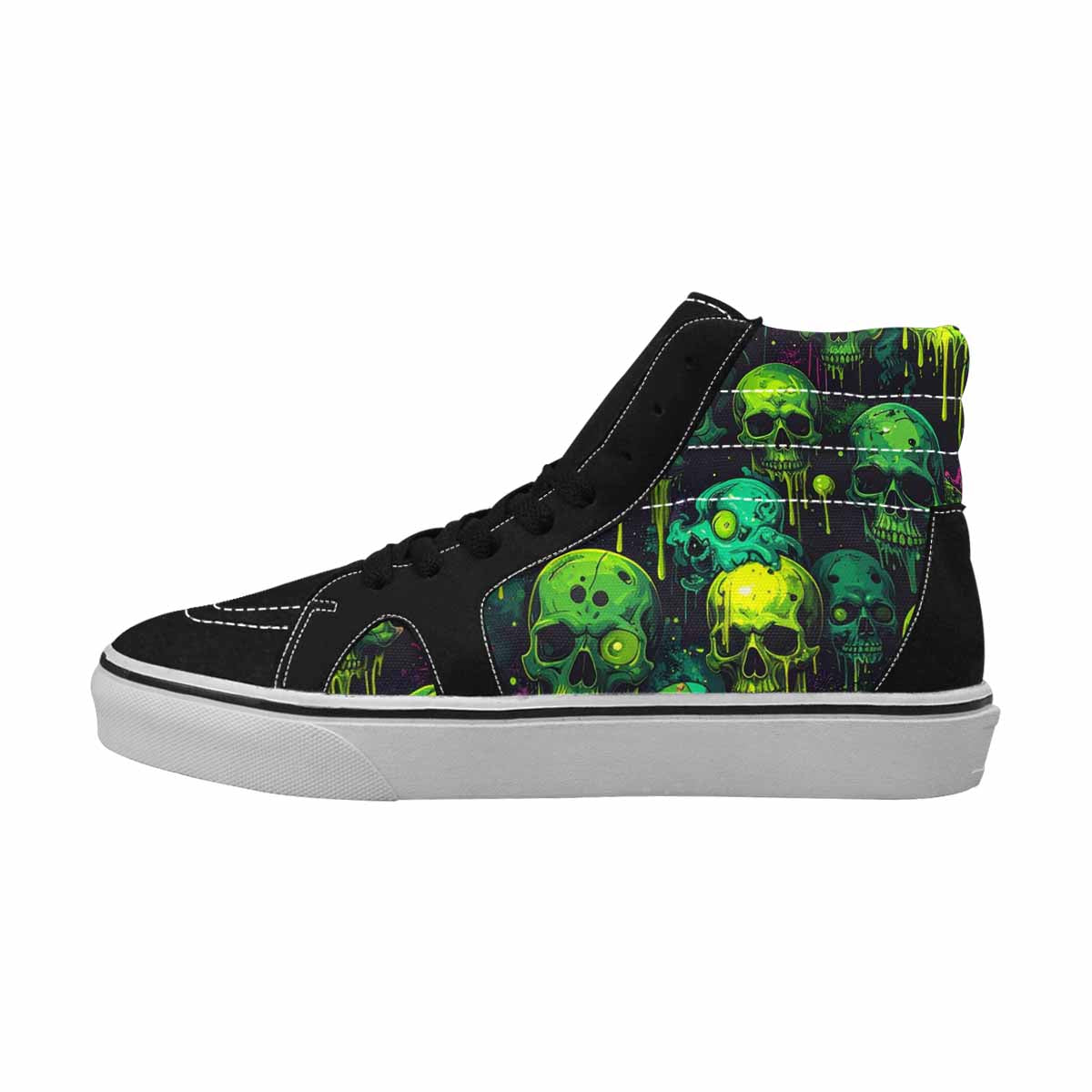 MEN'S More Overlapping Ontop Each High Top Canvas Dreamlike Custom Shoes