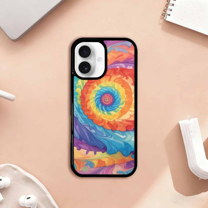 iPhone 17 Case — Tie Dye Swirls Tie Dye Tie, Custom Designed Case Cover
