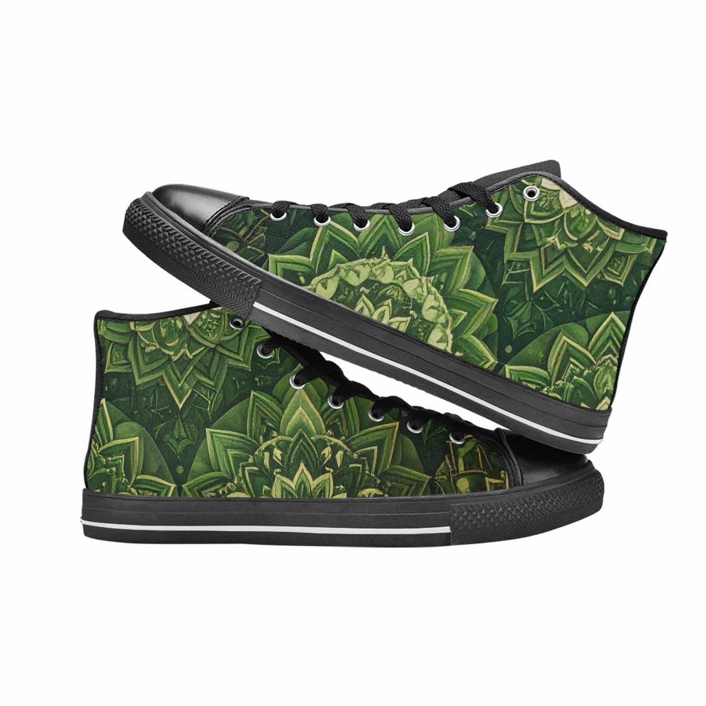 WOMEN'S Mandala High Top Canvas Vivid Shoes