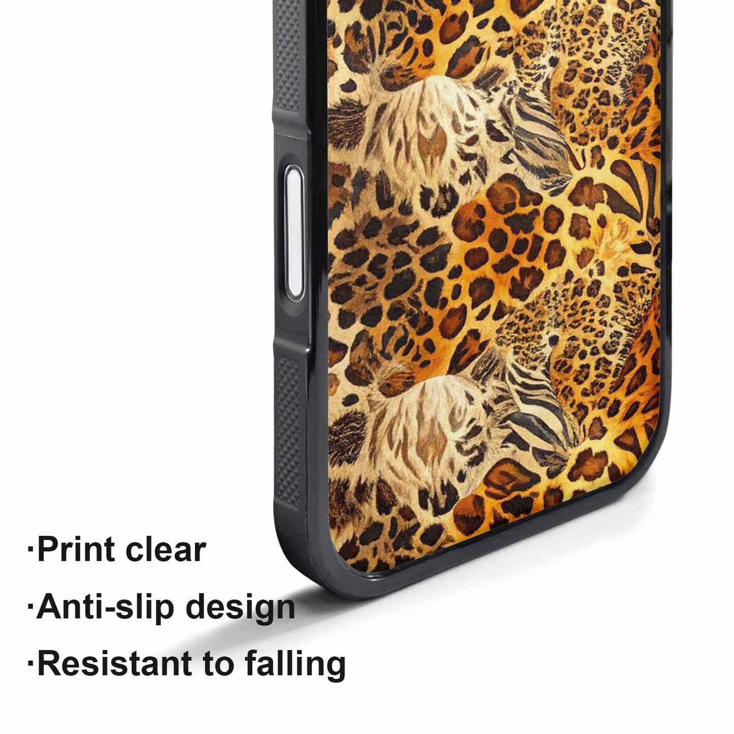 iPhone 17 Pro Max Case — Small Animal Print Pattern, Animal Print, Customized Protective Case