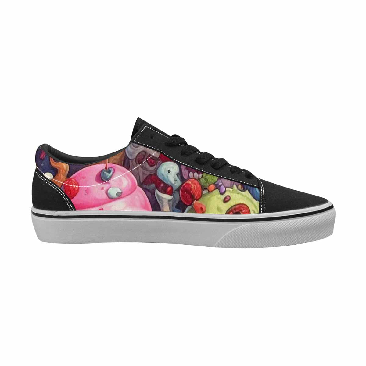WOMEN'S Ice Cream Monsters  Lace-Up Canvas Y2K Shoes