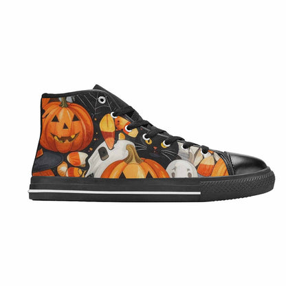 MEN'S Halloween High Top Canvas Aesthetic Custom Shoes
