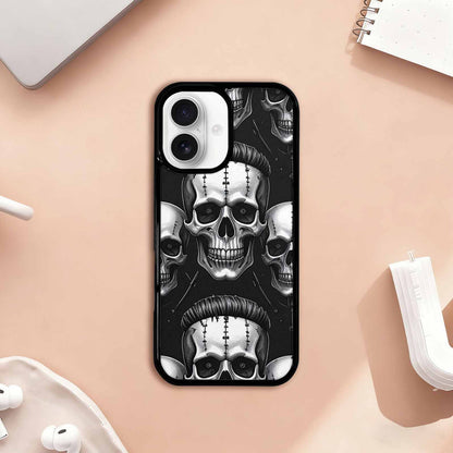 iPhone 17 Case — Skull Dark Art Gothic Print Gothic, Personalized Phone Case