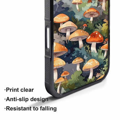 iPhone 17 Pro Case — Mushrooms Camomushrooms Patter Ywj Camo, Custom Made Phone Cover