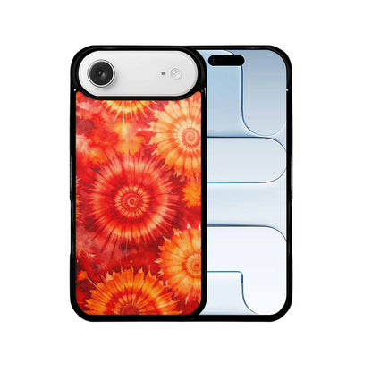 iPhone 17 Air Case — Tie Dye Red Orange Fire Tie, Custom Art Phone Cover