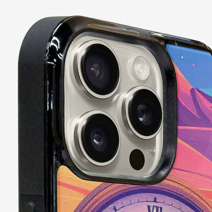 iPhone 16 Pro Max Case — Salvadore Dali Surrealist Dreamscape Pattern Melting, Custom Print Case Cover