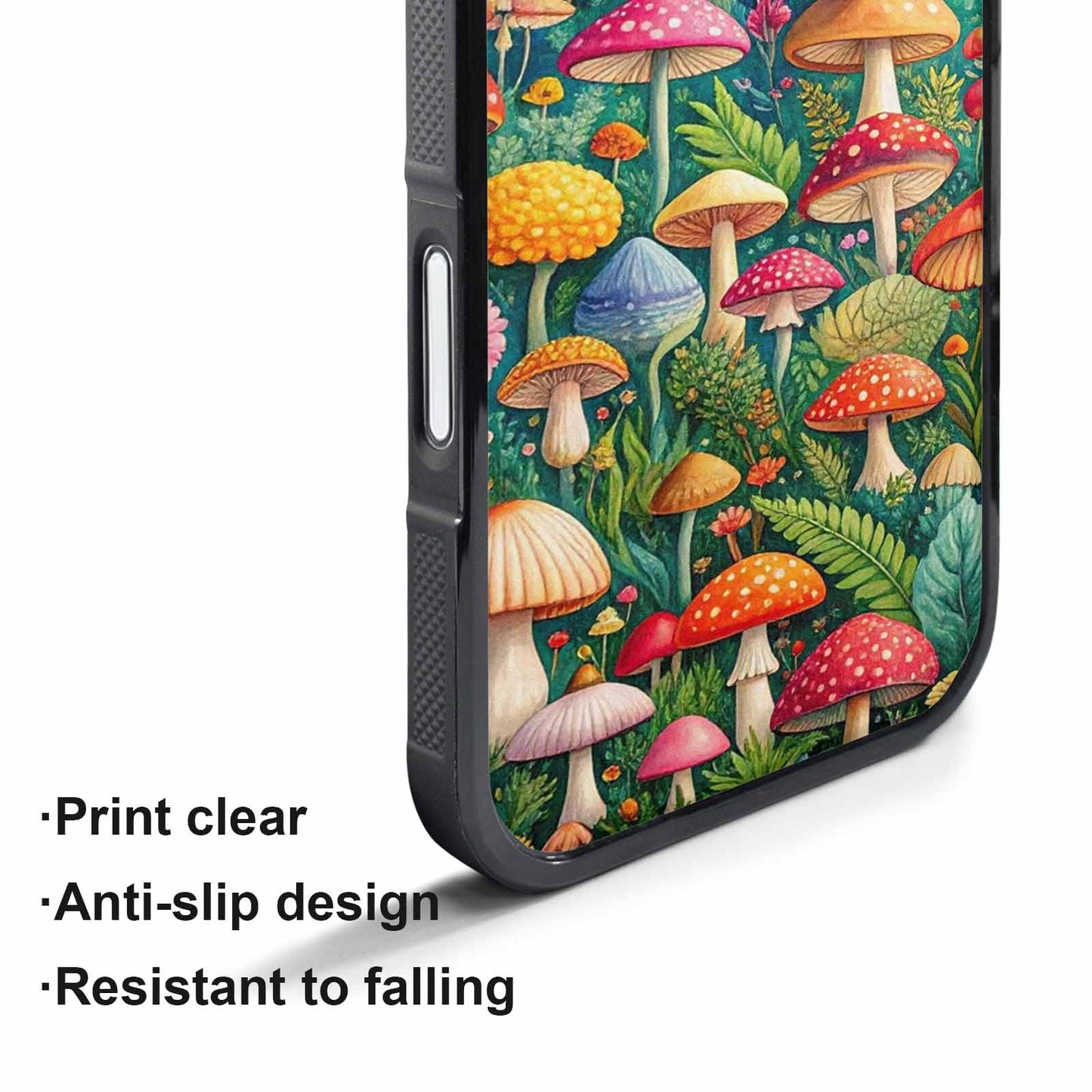 iPhone 17 Pro Max Case — Mushrooms Botanicalmushrooms P Hh6 Floral, Custom Printed Phone Case