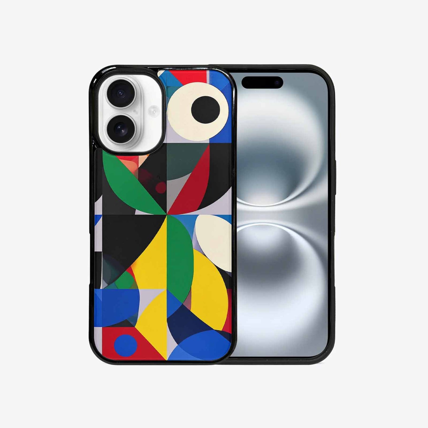 iPhone 16 Case — 1960s Mod Cartoon Art Pattern, Original Design Phone Case