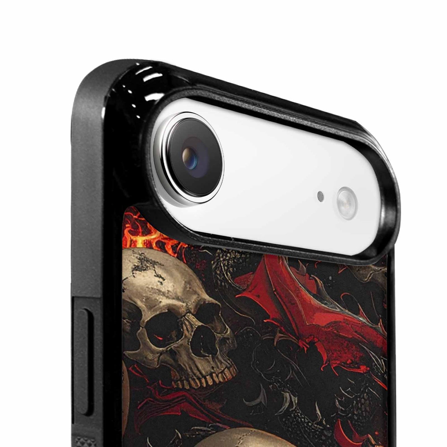 iPhone 17 Air Case — Skull Dark Art Gothic Print Gothic, Custom Printed Phone Case