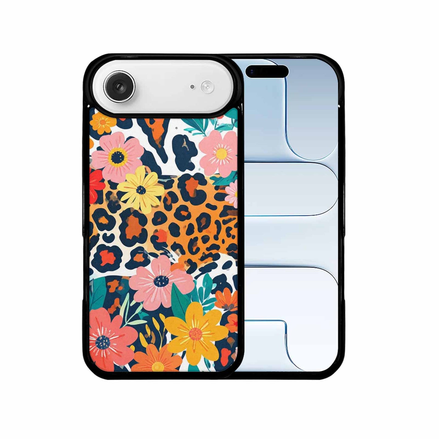 iPhone 17 Air Case — Leopard Print Floral Seamless Pattern Animal, Personalized Phone Case