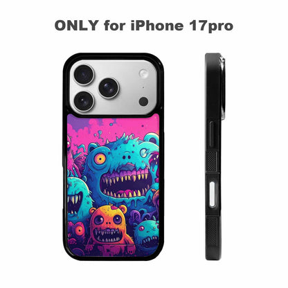 iPhone 17 Pro Case — Overlapping Endlessly No Empty Space Galaxy, Custom Made Phone Cover
