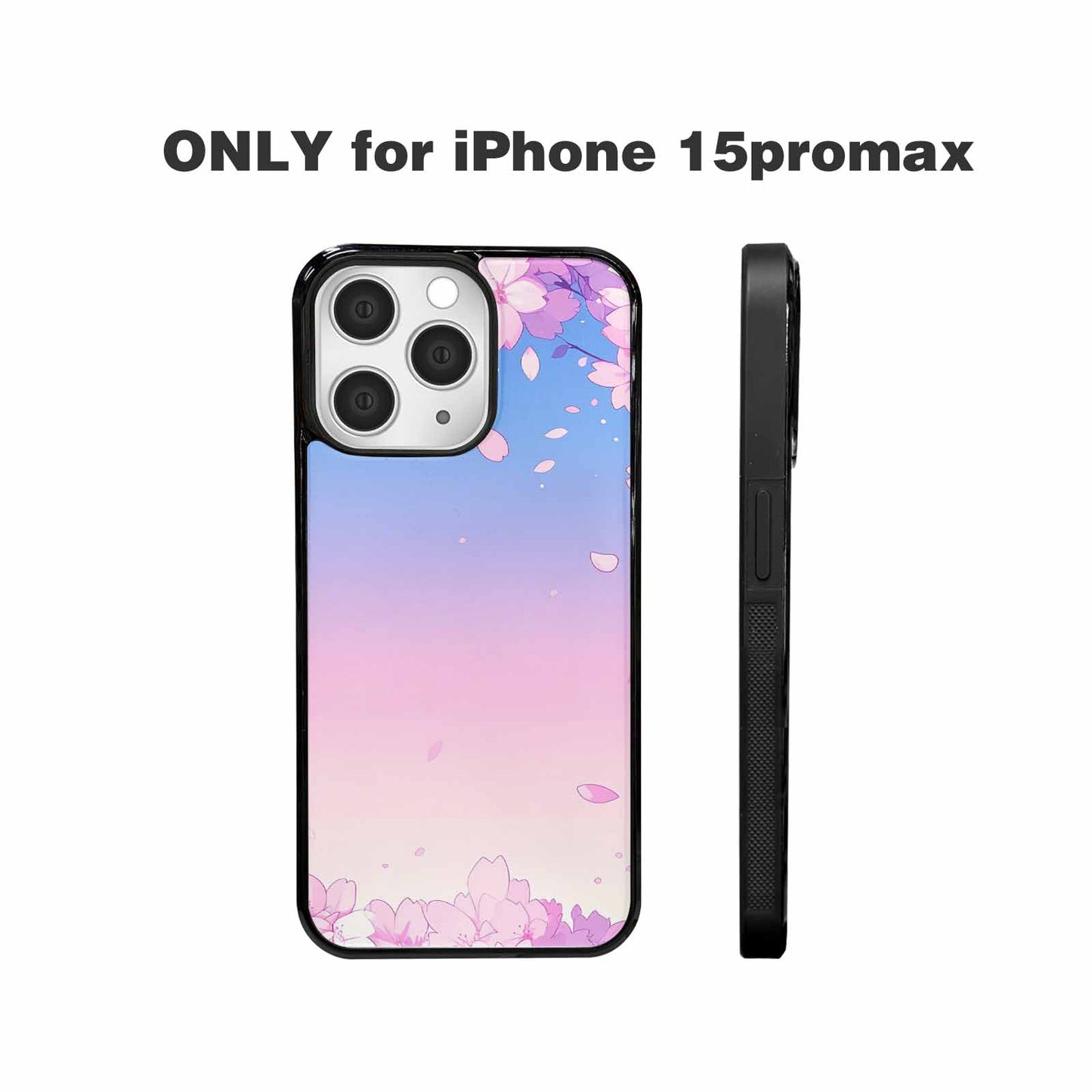 iPhone 15 Pro Max Case — Anime Cherry Blossom Custom, Customized Protective Case