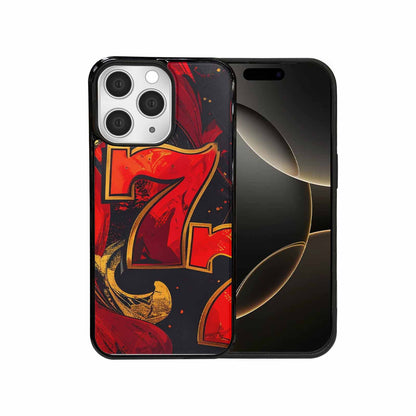 iPhone 15 Pro Max Case — Dice And Casino Pattern Seamless Repeat, Customized Protective Case