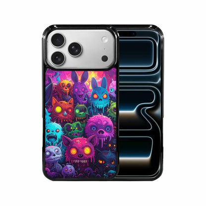 iPhone 17 Pro Max Case — Mixed Toxic Glow Creature Cartoon Cute, Original Design Phone Case