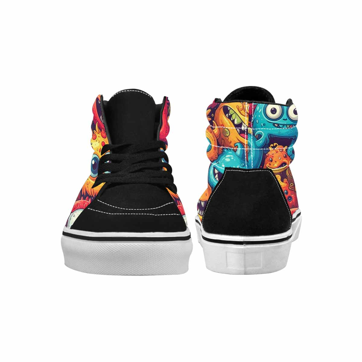 WOMEN'S Cartoon Monster Character High Top Canvas Aesthetic Custom Sneakers