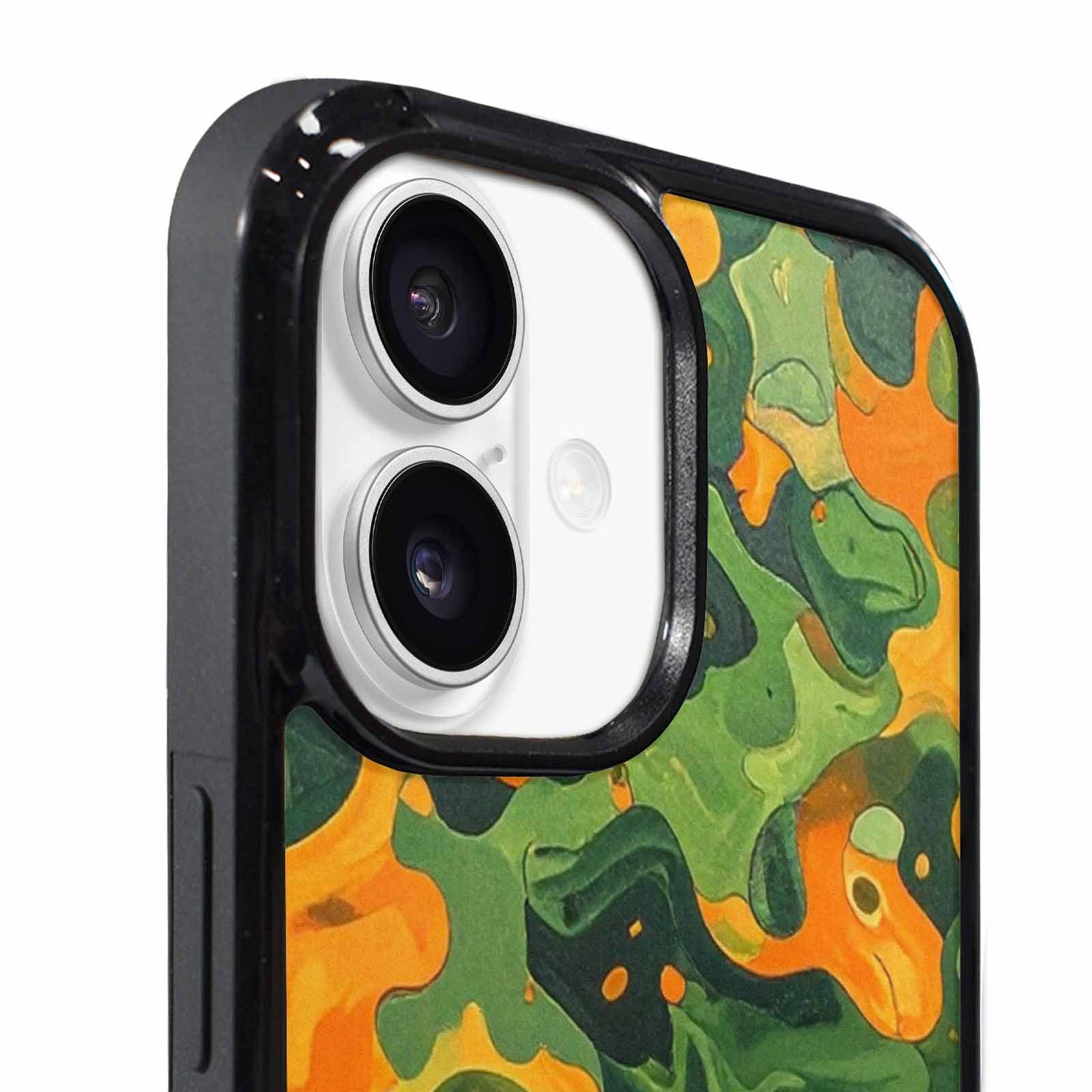 iPhone 17 Case — Small Military Camouflage Blotch Camo, Custom Printed Phone Case