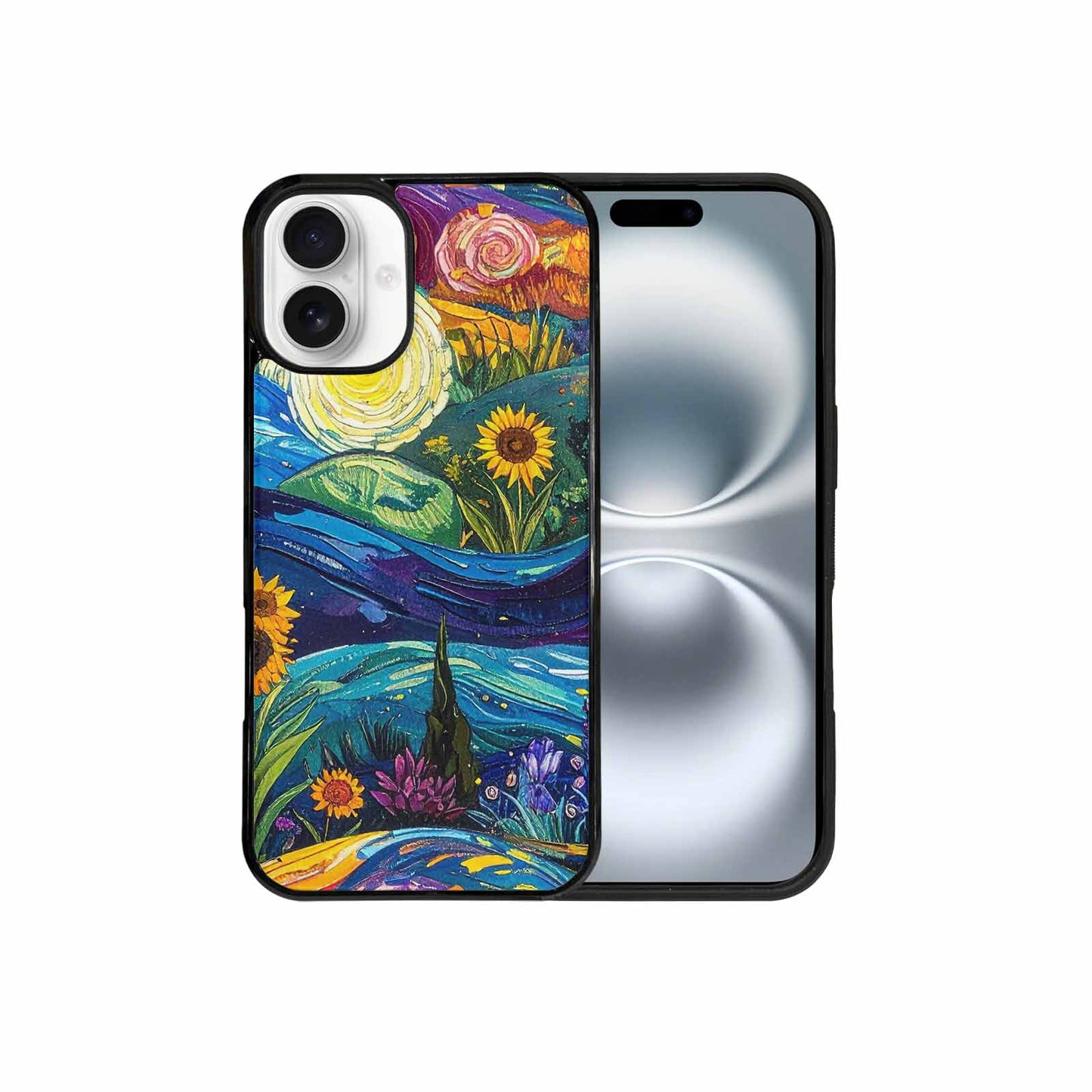 iPhone 16 Plus Case — Blend All Versions Together Melting Together, Customized Protective Case