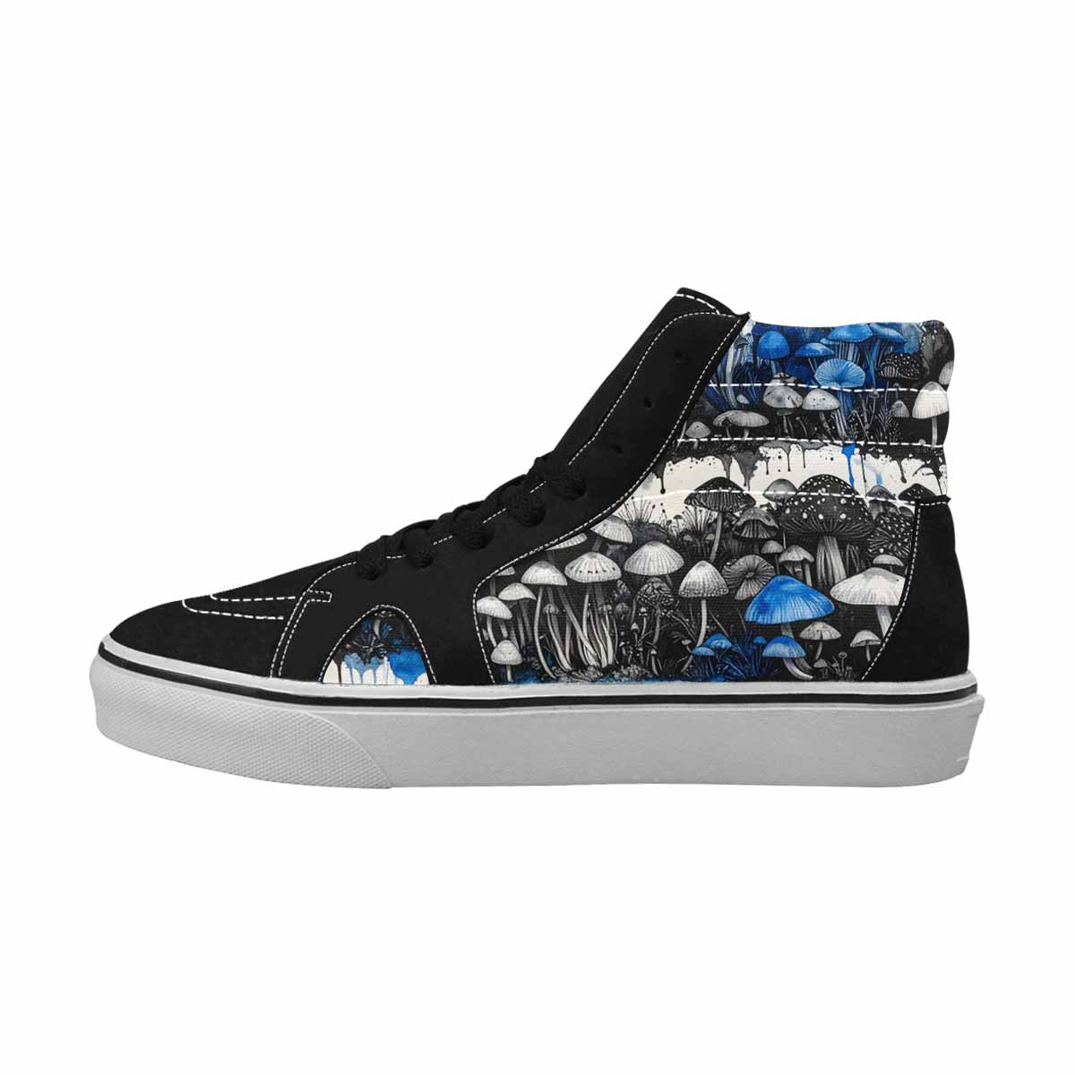 MEN'S Mushrooms (general) High Top Canvas Vivid Sneakers