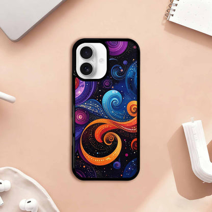 iPhone 17 Case — Rose Galaxy Art Seamless Galaxy Space, Customized Protective Case