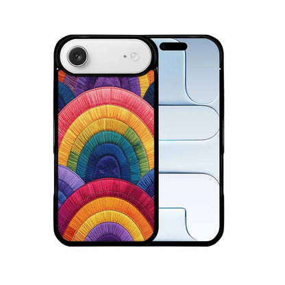 iPhone 17 Air Case — Vivid Camo Rainbow Arc Camo, Personalized Phone Case
